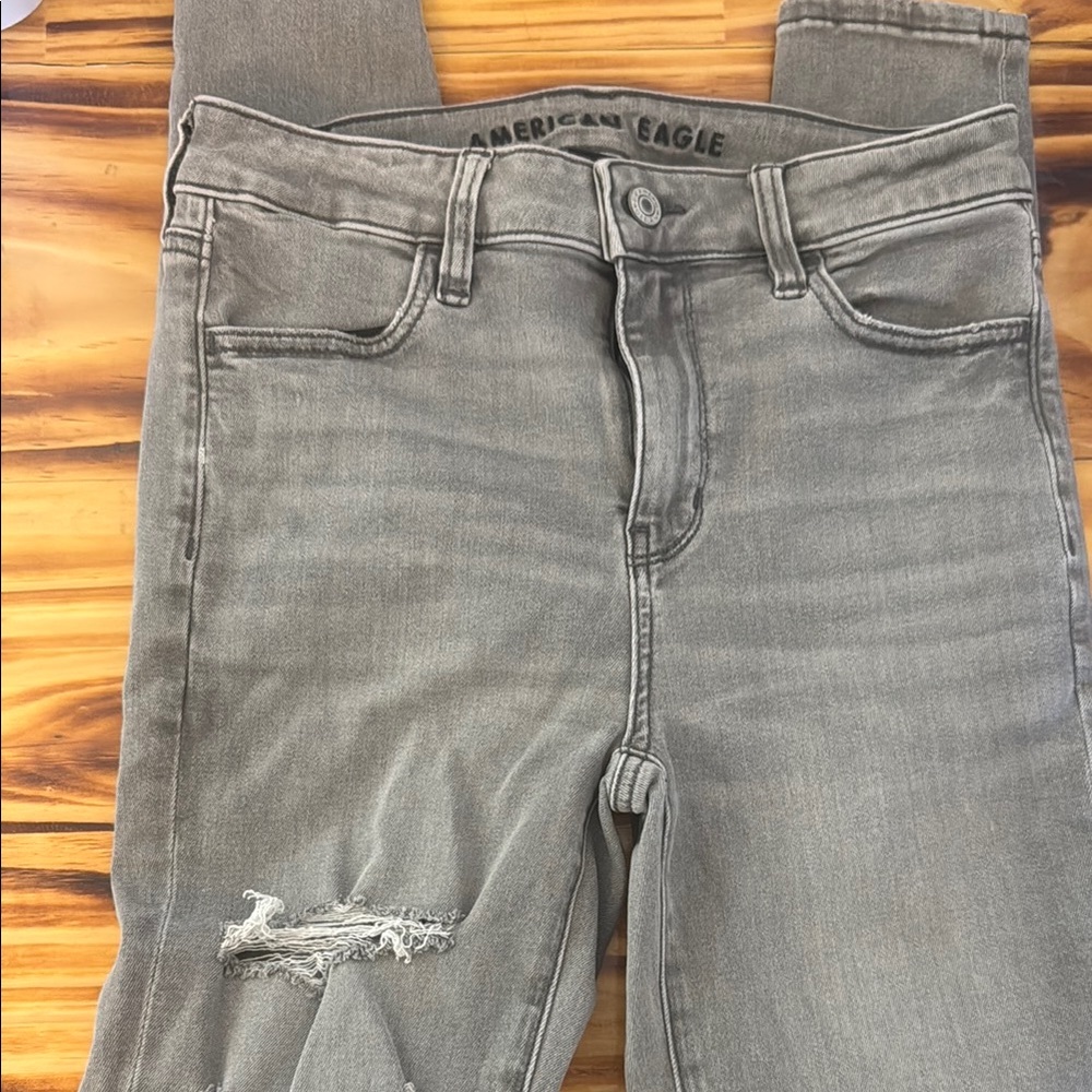 American Eagle Outfitters Women's Grey Jeans
